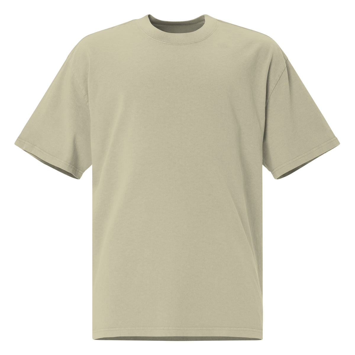 Alvir Art oversized faded tee in Faded Eucalyptus, front view